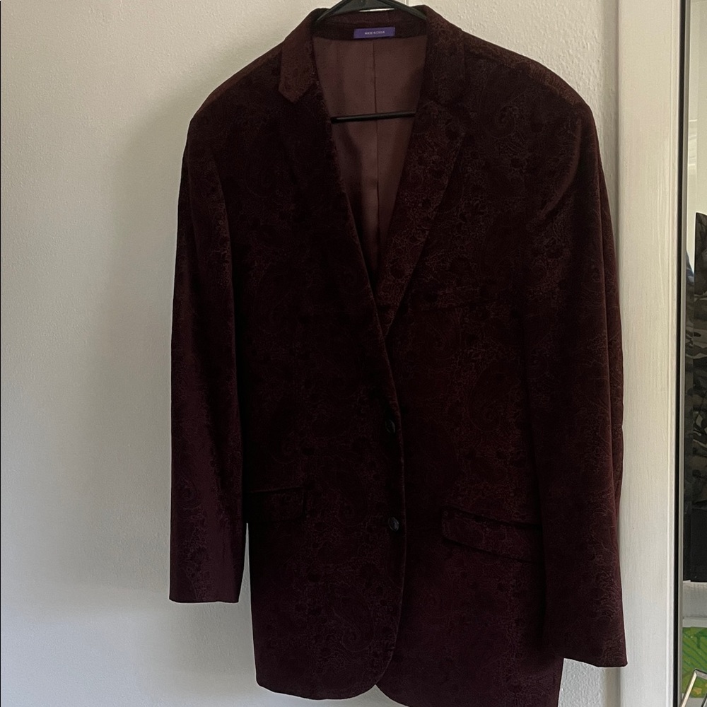 Classic Maroon Blazer for Men